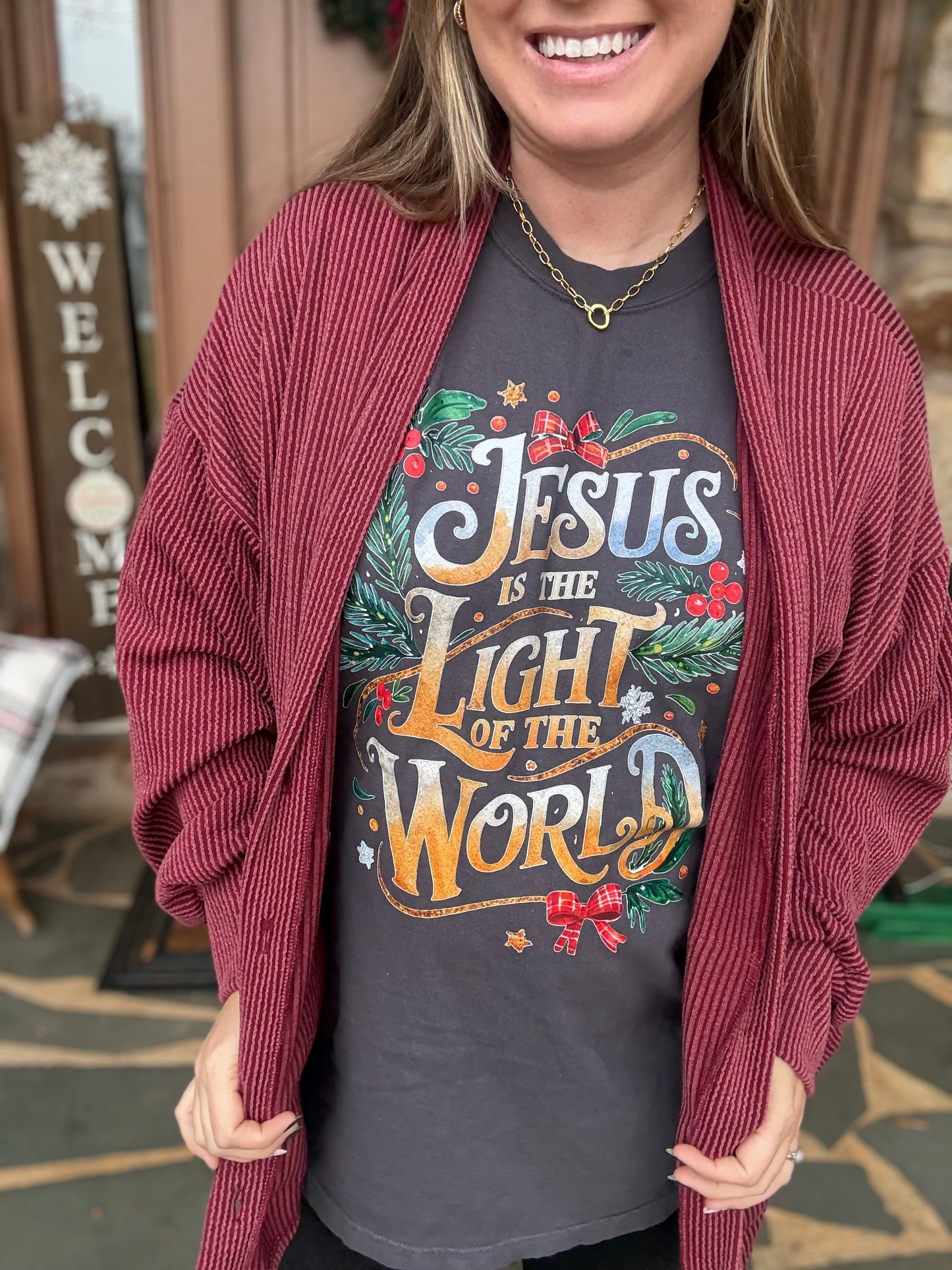 LIGHT OF THE WORLD - Christmas Tee