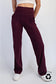 BUTTERLUX STRAIGHT LEG PANTS- Maroon