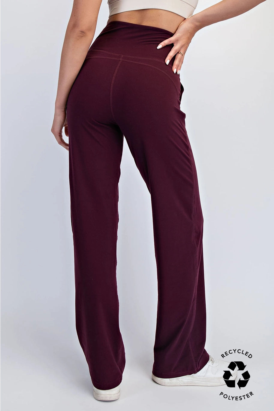 BUTTERLUX STRAIGHT LEG PANTS- Maroon