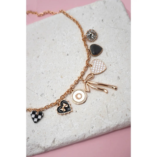 CHECKMATE CHARM - NECKLACE