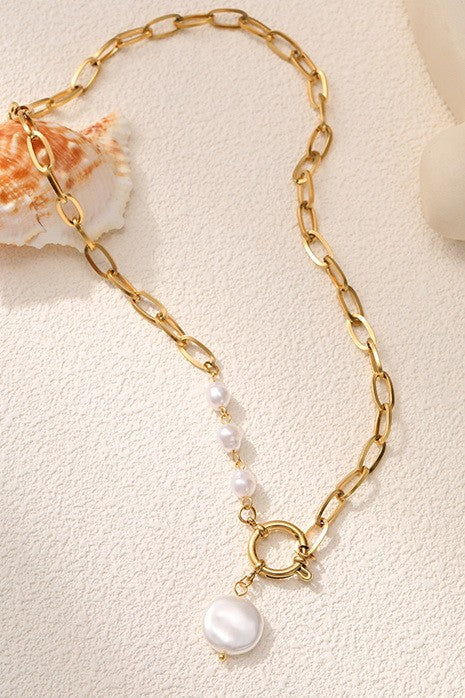 PEARLUX HALO NECKLACE