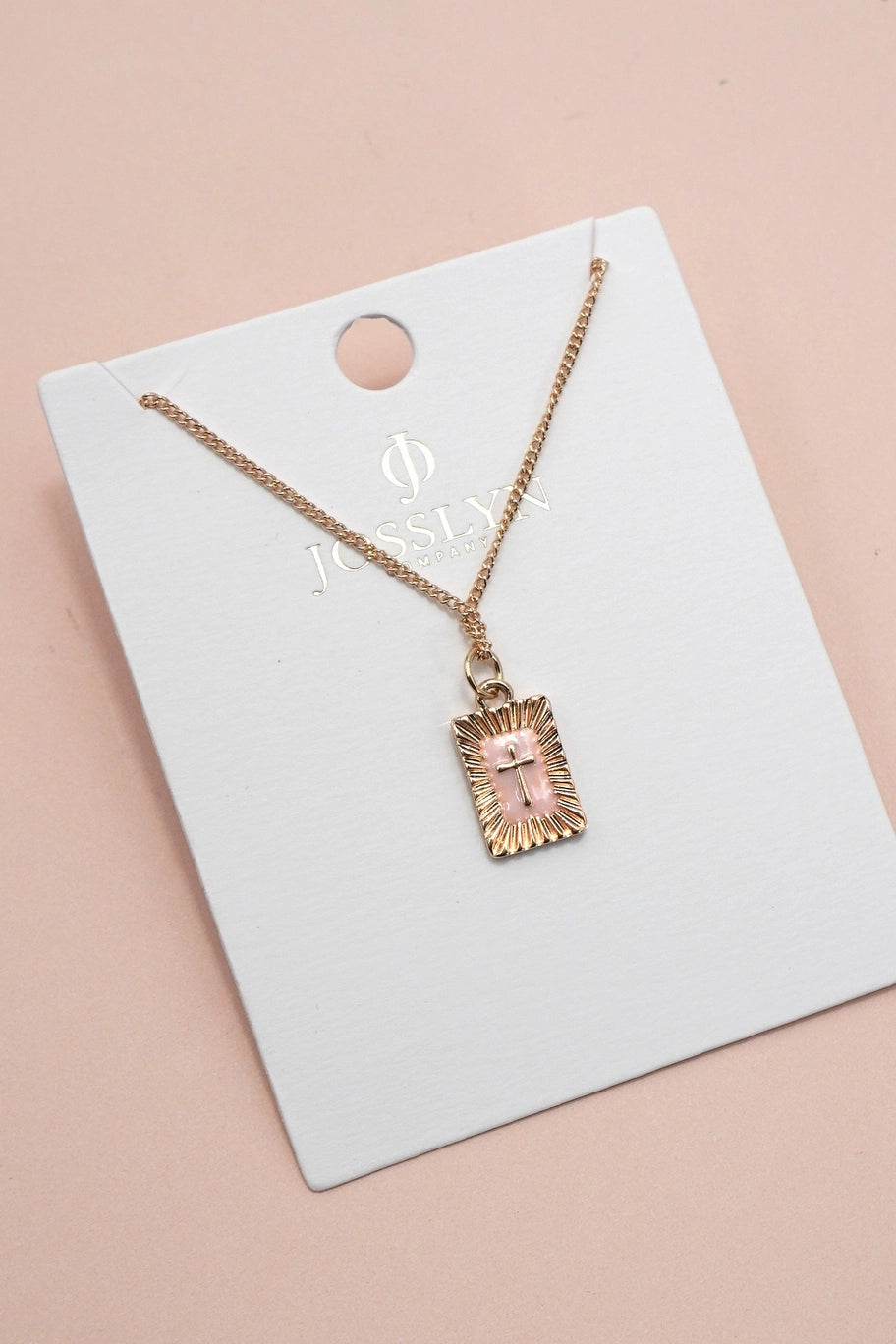 SUNBURST CROSS PENDANT