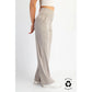 BUTTERLUX STRAIGHT LEG PANTS- Taupe